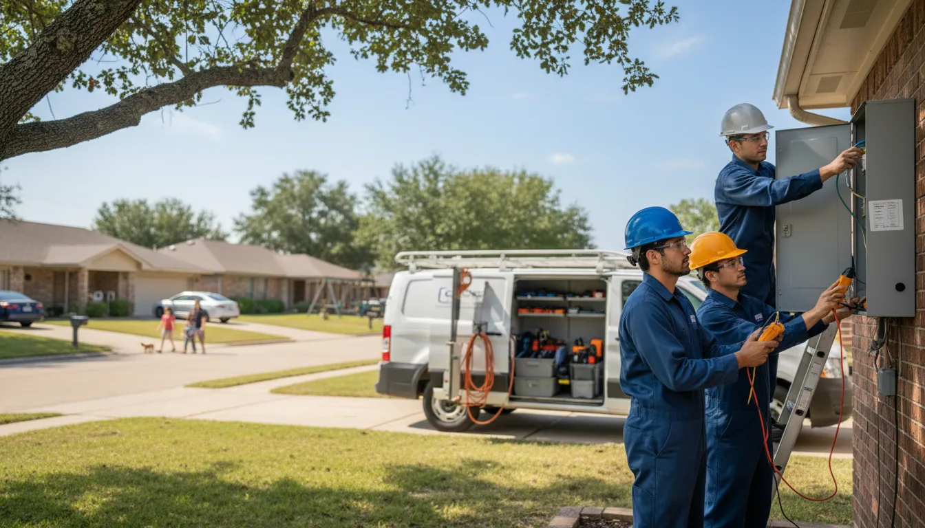 Certified electrician providing emergency electrical services in Independence, IA
